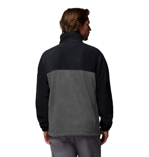 Columbia Herren Steens Mountain Full Zip 2.0 Sweater Fleecejacke, Schwarz/Grill, 3X Hoch – Ansicht 2