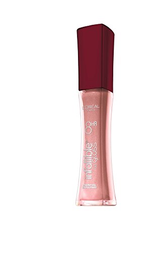 L'Oreal Paris Infallible 8HR Plumping Lip Gloss, Pink, 0.21 Ounces