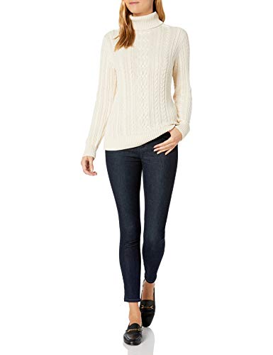 Amazon Essentials Women's Standard Fisherman Cable Turtleneck Sweater - Image 6