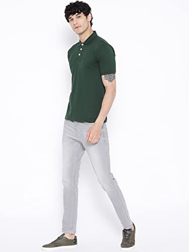 Image of CHKOKKO Men's Cotton Regular Fit Half Sleeves Polo T-Shirt