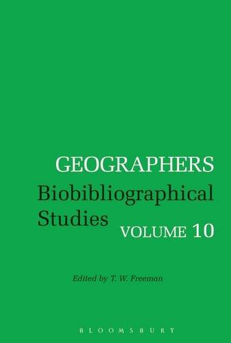 Buy Geographers: v. 10: Biobibliographical Studies (Geographers: Biobibliographical Studies) — BookShops.in