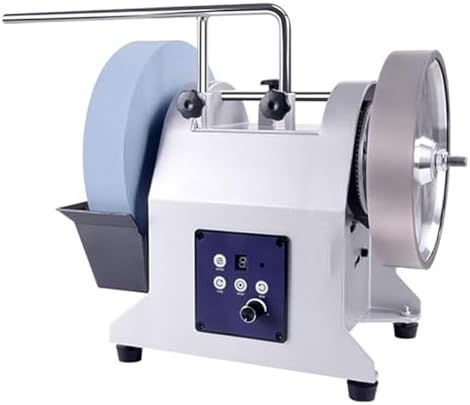 Electric Knife Sharpener with Double Grinding Wheel,Water-Cooled Low-Speed Polishing for Efficient Household Use,User-Friendly Operation,Water-Assisted Grinding (C)