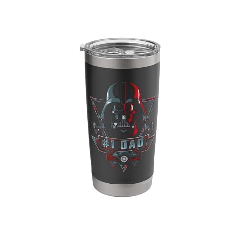 Star Wars Classic Father's Day Darth Vader 1 Dad Tie Fighter Stainless Steel Insulated Tumbler