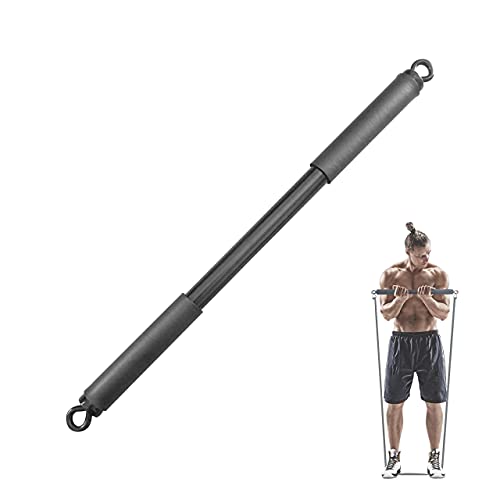 Barra de resistencia, barra de resistencia HORKEY, portátil, gimnasio en casa, barra de entrenamiento de 22 pulgadas Cover