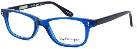 Ernest Hemingway Eyeglass Collection 4617 in Black-Blue ; Demo Lens