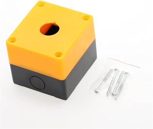 Interrupteur DPST bouton d'arrêt d'urgence rouge pour boîtier de commande AC 660V