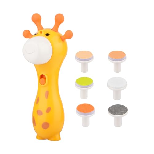 Baby Nails Grinder Gentle Filing Systems Low Vibrations Operate 2 Speed Levels Lightweight Infant Safety Grooming Device Baby Electric Nails Trimmer Safe Gentle Newborns Toddler