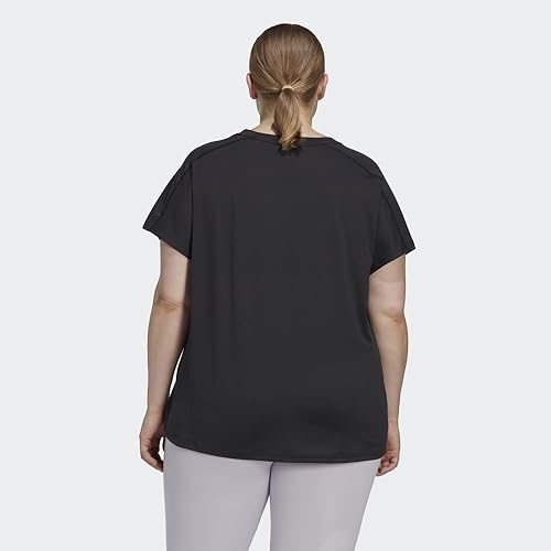 adidas Women's Training Essentials Minimal Branding V-Neck T-Shirt3
