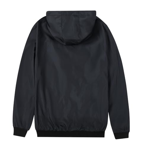 Image of MADHERO Mens Windbreaker Jacket Lightweight 90s Retro Wind Breakers