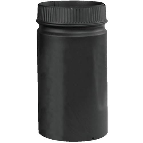Selkirk Metalbestos DSP6P12-1 266012 6 X 12-Inch Black Matte Double Wall Smoke Pipe, No Size, No Color