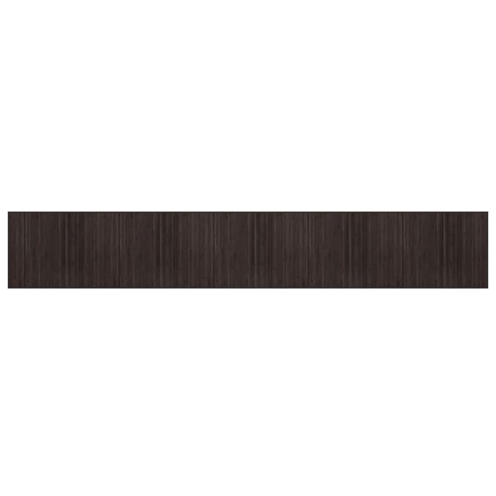 Tapis en bambou naturel 80x500 cm grand tapis de couloir rectangulaire salon