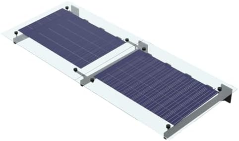 BIPV Vordach 2400 X 1065 mm, RAL 9005 schwarz doppelt, Nennleistu...