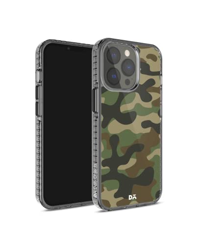 Image of DailyObjects Camouflage Stride 2.0 Case Cover for iPhone 13 Pro Max| Polycarbonate TPU Slim Back Cover | Anti Shock, Scratch Resistant | Sturdy Design | Full Body Protection | Wireless Charging