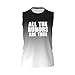 All The Rumors are True Men's Tank Tops Quick Dry Workout Gym Sleeveless Muscle Shirts Summer Beach Swim Shirt,XX-Large Black