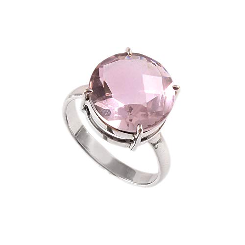 Bague en argent améthyste 925 sertie à la main pour sublimer vos tenues de soirée