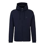 [BOSS] [ボス] インターロック コットン ジップアップ パーカー メンズ M ダークブルー