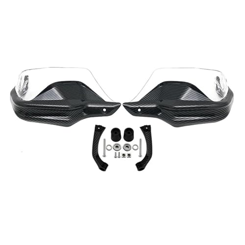 Protège-mains de moto BMW R NineT 2014-2024 kit carbone clair rigide