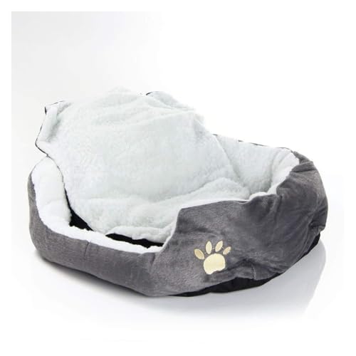 Coussin de couchage en peluche confortable lavable pour animaux L - 7