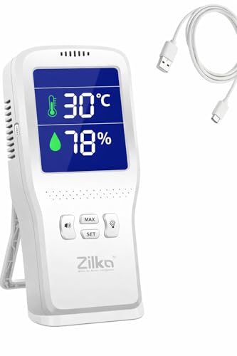 Image of Zilka Air Monitor for Industrial Use | Portable Gas Meter with Temperature & Humidity