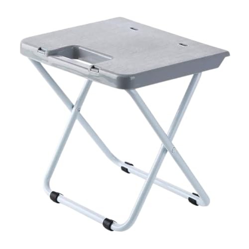 YARNOW Taburete Plegable Portátil para Camping y Actividades al Aire Libre, Seguro y Cómodo, Fabricado en PP y Hierro, Adecuado para Excursiones y Pesca