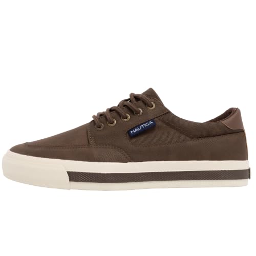 Image of Nautica Men's Classic Lace-Up Boat Shoes Low Top Fashion Sneaker - Stylish and Comfortable Casual Shoe