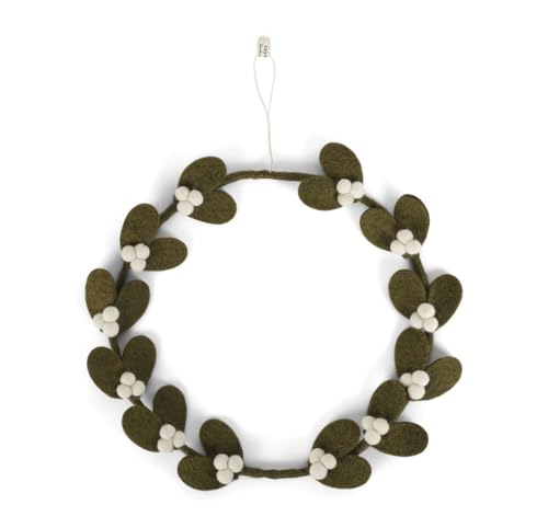 Gry & Sif Türkranz, Mistelzweigkranz, Filzdekoration, Handmade,...