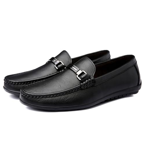 Dress Shoes for Men Men's Casual Slip-On Leather Shoes for Spring and Summer Comfort2