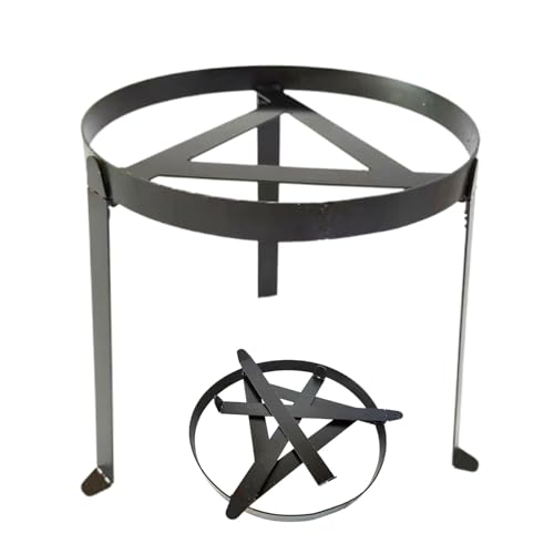 Trípode Plegable Para Fogata, Trípode De Camping Portátil | Trípode Plegable Para Parrilla De Camping De Acero | Equipo De Cocina Al Fuego Abierto, Trípode Plegable Para Parrilla