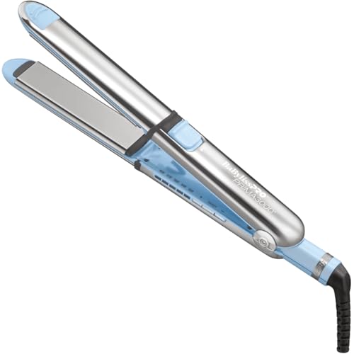 Image of BaBylissPRO Nano Titanium Prima Ionic Hair Straightener - Professional Flat Iron & Curling Iron in One for Stylists, Pro Styling Hair Tool