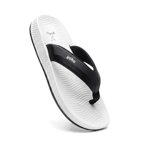 YOHO Cushion Nova Slippers for Men Black Classic Black - Image 8