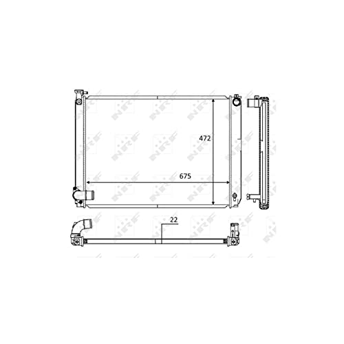 Nrf 58604 Moteur de refroidissement