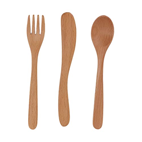 Holzbesteck Set Holzbesteck Set Im Retro und Rustikalen Stil Inklusive...