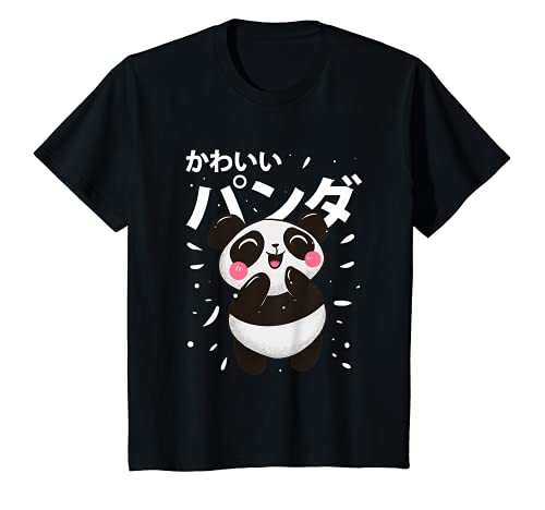 Bambino Kawaii Divertente Cute Anime Panda Camicie Ragazza Ragazzi Maglietta