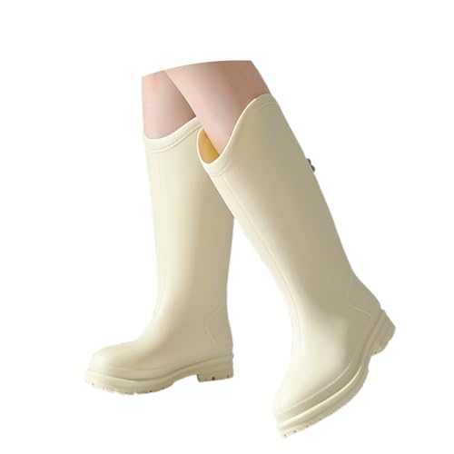 Bottes d'extérieur en caoutchouc pour femme pluie imperméables antidérapantes la mode Rembourrage EVA Chaussures Compris Semelle intérieure Fourrure...