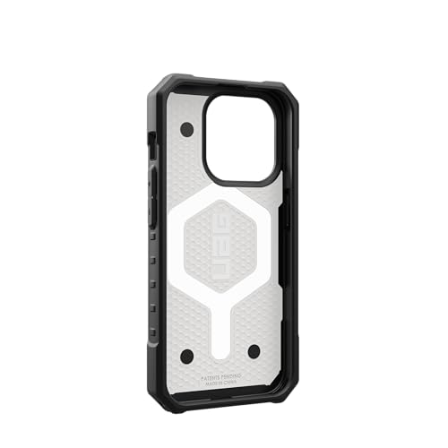 URBAN ARMOR GEAR UAG [Aktualisierte Ver] Kompatibel mit iPhone 15 Pro Hülle 6,1 Zoll Pathfinder Weiß Eingebauter Magnet Kompatibel mit… – Ansicht 5