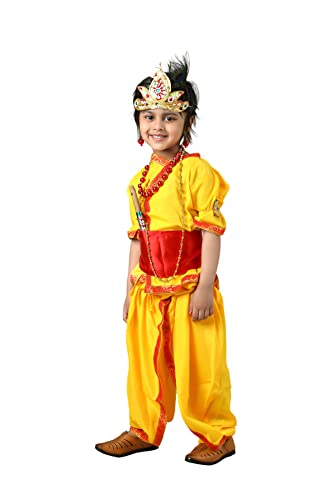 Image of BookMyCostume Krishna Boys Janmashtami Fancy Dress Costume 4-5 years