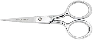 Fiskars 12-92977097J Forged Embroidery Scissors, 4 Inch, Gray