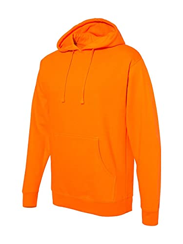 Independent Trading Co. - Midweight Hooded Sweatshirt - SS4500 - M - Safety Orange