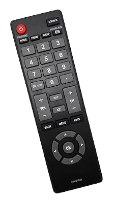 AULCMEET NH305UD NH303UD 32FNT004 New Replace Universal Remote Control fit for Emerson LCD HDTV TV LF501EM4 LF501EM4F LC320EM3FA LF402EM6 LF402EM6F LF461EM4 LF461EM4A