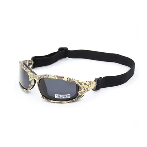 Taktischer Augenschutz, Schutzbrille 4LS, für Herren, Militär-Stil, X7 Polarisierte Sonnenbrille, kugelsicher, Airsoft-Brille, Motorradbrille, Fahrradbrille, Camouflage polarized