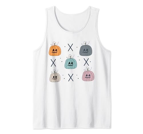 Happy Hallothanksmas Calabazas jugando juegos Halloween traje Camiseta sin Mangas