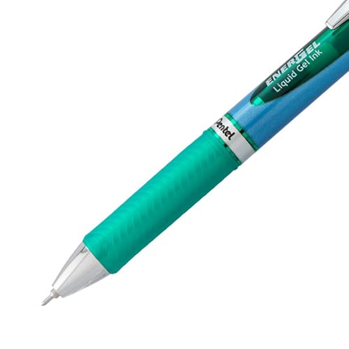 Pentel EnerGel 0.5mm punta fina con tinta verde 6 unidades miniatura 2