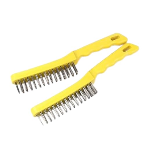 REDYY Stainless Steel Wire Scratch Brush Slip Resistant Handle Rust Remover for Welding Removal and Rust Cleaner