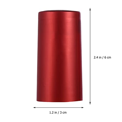 Luxshiny 200 cápsulas de PVC termorretráteis para garrafas de vinho, tampas de vedação, capas de rol