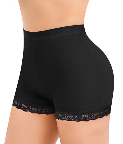 AOSBOEI Boyshort Underwear for Women Butt lifting Shapewear Tummy Control Panties Lace Under Slip Shorts for Dress