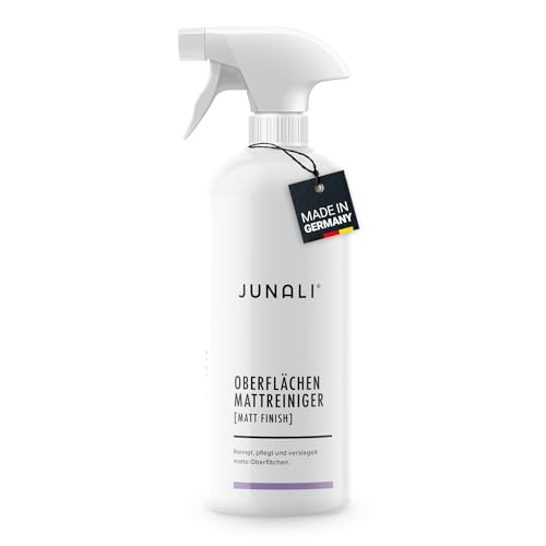 JUNALI Detergente per superfici opache, pulisce, cura le superfici delicate, antistatico con effetto perla, per mobili verniciati opachi o verniciati a polvere (1 x 500 ml opaco)