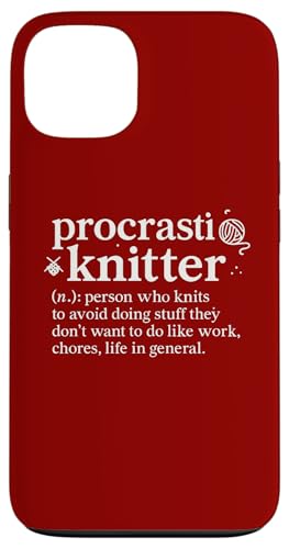 Procrastiknitter ҂ݐ扄΂ X}zP[X iPhone 13 p