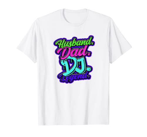 MARITO. PAPÀ. DJ. LEGEND. - Techno e House Music Dad DJ Maglietta