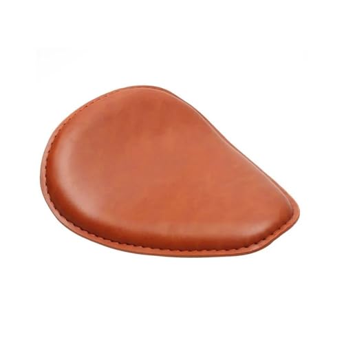 Asiento de cuero universal con muelles para moto Shadow Sportster Chopper Bobber