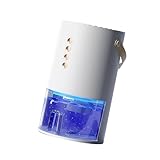 Klein, tragbar, mit Ablaufschlauch und bunten LEDs, leise für Badezimmer, Schlafzimmer, Schrank, Dekoration, Feuchtigkeitskontrolle